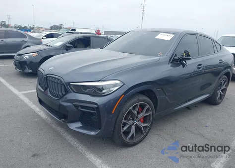 2022 BMW X6 xDrive40I z USA, uszkodzony, nr VIN 5UXCY6C07N9K65441